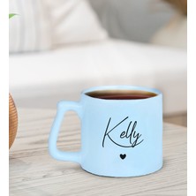 Bk Gift Kişiye Özel Isimli Pastel Mavi Middle Kupa Bardak-1, Arkadaşa Hediye, Ev Hediyesi, Doğum Günü Hediyesi, Ofis Hediyesi