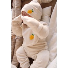 Ohlala Koala Limon Nakışlı 5li Uzun Kollu Yenidoğan Set