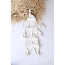 Ohlala Koala Limon Nakışlı 5li Uzun Kollu Yenidoğan Set