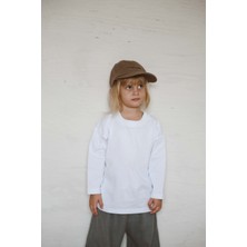 Ohlala Koala Beyaz Basic Uzun Kollu T-Shirt