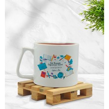 Bk Gift Kişiye Özel Öğretmenler Günü Middle Beyaz Kupa Bardak- 3, Öğretmene Hediye, Öğretmenler Günü