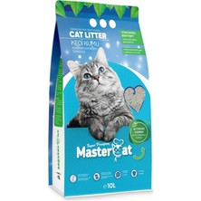 Mastercat Kedi Kumu 10L Kokusuz Topaklaşan Kum Aktif Karbon ile Koku Kontrolü Sağlar