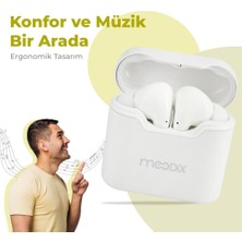 Moodix KI23KT03 Bluetooth Kulakiçi Kulaklık Beyaz