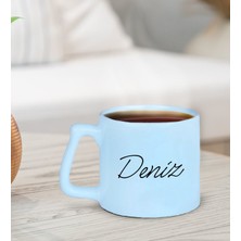 Bk Gift Kişiye Özel Isimli Pastel Mavi Middle Kupa Bardak-26, Arkadaşa Hediye, Ev Hediyesi, Doğum Günü Hediyesi, Ofis Hediyesi
