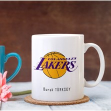 Kişiye Özel Nba Los Angeles Lakers Beyaz Kupa Bardak
