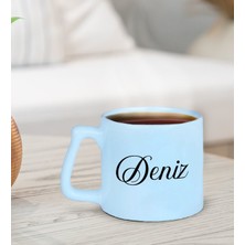 Bk Gift Kişiye Özel Isimli Pastel Mavi Middle Kupa Bardak-27, Arkadaşa Hediye, Ev Hediyesi, Doğum Günü Hediyesi, Ofis Hediyesi