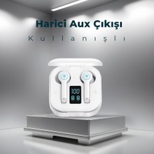 Moodix KI23K49 Bluetooth Kulakiçi Kulaklık Beyaz