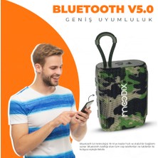 Moodix KI23TM02 Bluetooth Hoparlör Kamuflaj 5W