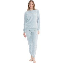 U.s. Polo Assn. Kadın Uzun Kollu Yuvarlak Yaka Pijama Takımı S25080