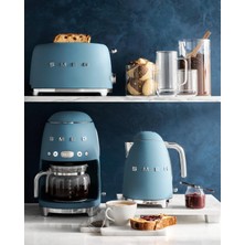 smeg 50's Style DCF02 Mat Storm Blue® Filtre Kahve Makinesi Special Edition