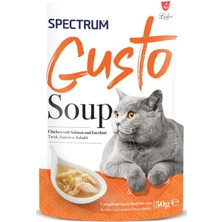 Spectrum Gusto Tavuk Somon ve Kabaklı Kedi Çorbası 50GR - 5 Adet