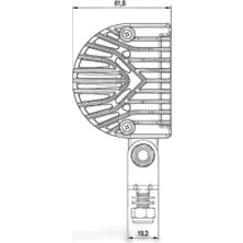 Sanel Power 6 Led Off Road ,Traktör , Kamyon, Tır, Karavan, Atv Çalışma Lambası 12V/24V Swl115.1000