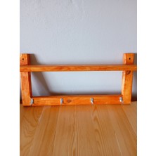 MRM WOOD MARMARASAUNA MRM WOOD Askılık Ahşap Duvar Askılık Duvar Raf ve Anahtarlık