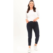 Cafcaf Kadın Büyük Beden Jeans Pantalon Likralı Esnek