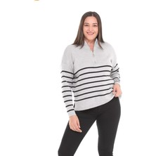 Cafcaf Kadın Büyük Beden Jeans Pantalon Likralı Esnek