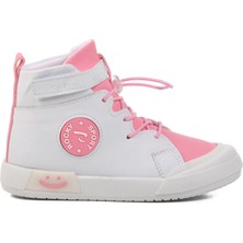 Rocky Walkway Beyaz-Pudra Unisex Bilek Boy Çocuk Sneaker Rocky 17-P