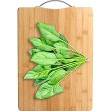 Woodhub Bambu Antiyel Doğal Kesme Tahtası Doğrama Sunum Servis Hamur Işleri Büyük Boy