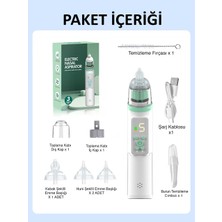 Elektrikli Bebek ve Çocuk Otomatik Burun Temizleme Aspiratörü Yenidoğan, 0-12 Yaş