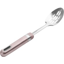 Karaca Mastermaid Oluklu Servis Kaşığı Rosegold 32,2 cm
