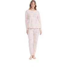 U.s. Polo Assn. Kadın Uzun Kollu Yuvarlak Yaka Pijama Takımı S25120