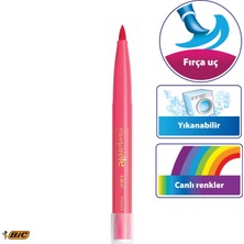 Bic Kids Visa Fırça Uçlu Keçeli Boya Kalemi 18'li Kavanoz