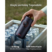 Anker Nebula Capsule 3 Laser Akıllı Taşınabilir Projeksiyon Cihazı - 300 ANSI Lümen Lazer - 1080p HD Çözünürlük - 8W Dolby Digital Hoparlör - D2426 (Anker Türkiye Garantili)