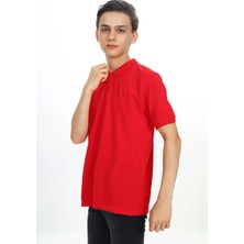 Erkek Çocuk Lacost(Yüksek Kaliteli Pike Dokuma) Noktalı Polo Yaka Tshirt