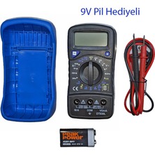 Slıne DT830L Multimetre 9V Pil Hediyeli Avometre Voltmetre