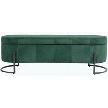 Alka Metal Sandıklı Bench/Puf