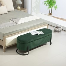 Alka Metal Sandıklı Bench/Puf