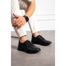 Albishoes Erkek Deri Kışlık Casual Ayakkabı Kauçuk Taban Yumuşak Günlük Deri Ayakkabı