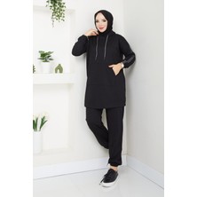 Oversize Model Tesettür Eşofman Takımı