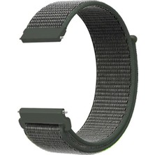 Adige Huawei Gt 5 Pro 42MM Kordon Kayış Kumaş Cırt Cırtlı 20/crt