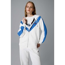 Ellesse Fermuarlı Kapüşonlu Kadın Sweat EF172-SBL
