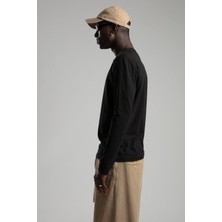 Füme Renk Oversize Sweatshirt