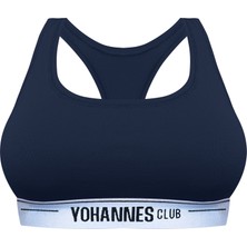 Yohannesclub  Kadın İç Çamaşırı Takımı(B. Sütyen-Tanga), Lacivert
