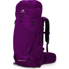 Go Veform Profesyonel Outdoor Dağcılık, Kamp ve Yürüyüş Sırt Çantası (75+5  Litre) Mor 8929