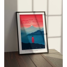 Lekedar Design Studio Manzara Gün Batımı, Renkli Tablo Sanatsal Poster