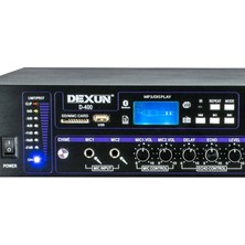 Dexun D-400 500 W USB Sd Kart Bluetooth 4 16 Ohm 6 Bölgeli Trafolu Mixer Anfi