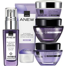 Avon Anew Platinum Lift & Tighten Beş Parça Yüz Bakım Paketi