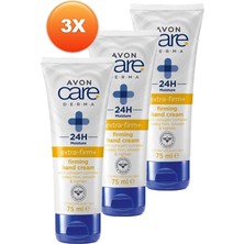 Avon Care Derma Ekstra Sıkılaştırıcı El Kremi Üçlü Set 75 ml