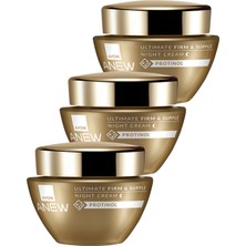 Avon Anew Ultimate Firm & Supple Gece Kremi 50 ml. Üçlü Set