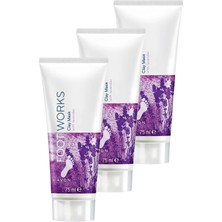 Avon Footworks Lavanta Özlü Ayak Kil Maskesi Üçlü Set 75 ml