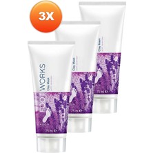 Avon Footworks Lavanta Özlü Ayak Kil Maskesi Üçlü Set 75 ml