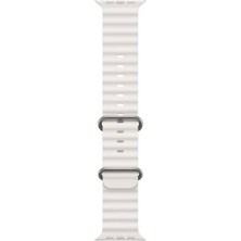 Apple Watch 10 Serisi 46mm Redclick Krd-75 Terletmez Dalgalı Tasarım Silikon Kordon