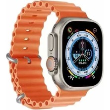 Apple Watch 10 Serisi 46mm Redclick Krd-75 Terletmez Dalgalı Tasarım Silikon Kordon