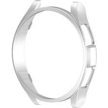 ekılıf - Samsung Watch 6 Classic 47mm - Kasa Koruyucu Sert PC Kasa Koruyucu - Gard 28 - Gümüş - T28504
