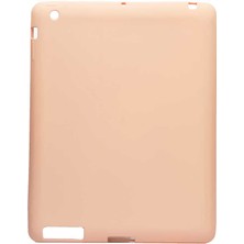 Ekılıf - Apple iPad 2 3 4 - Tablet Kılıfı Sky Tablet Silikon Kapak - Pembe Açık