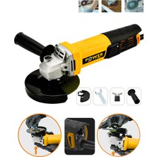 Power Black Avuç Içi Taşlama Makinası 125 mm Sarı
