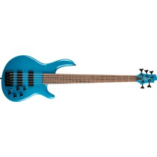 Cort C5 Deluxe Cbl Bas Gitar 5 Telli Şeker Mavisi